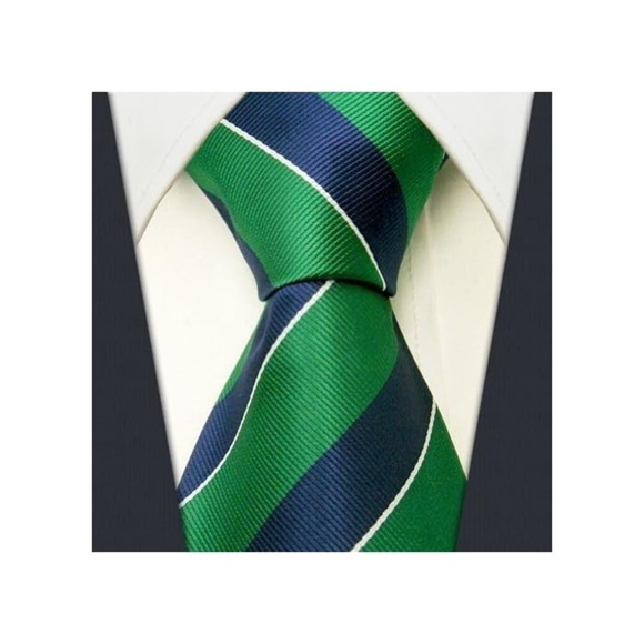 E1.12 College Striped Ties - Woven Necktie - Mens Ties Neck Tie by Scott Allan - Picture 1 of 8